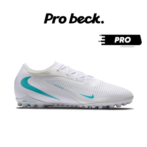 GIÀY BÓNG ĐÁ NIKE PHANTOM 6 PRO LOW TF - HJ4123-102 - TRẮNG/XANH MINT