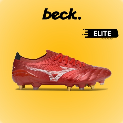 Giày Bóng Đá Mizuno Neo 4 Beta Đỏ Ruby Lưỡi Gà Liền SG