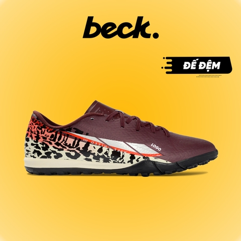 Giày Bóng Đá Mercurial Vapor 16 Academy United003 Safari Nâu Xám Đế Đệm TF
