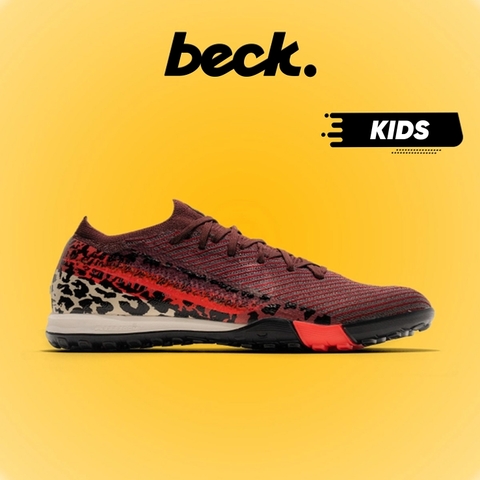 Giày Bóng Đá Trẻ Em Nike Mercurial Vapor 16 Elite United Safari Nâu Vạch Bạc Cổ Lửng TF