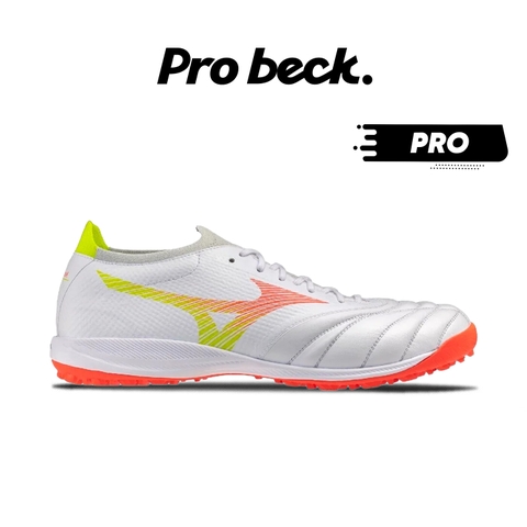 GIÀY BÓNG ĐÁ MIZUNO MORELIA NEO V BETA PRO AS TF - P1GD269454 - TRẮNG/CAM