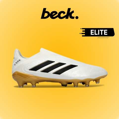 Giày Bóng Đá Adidas Copa Pure 3 Elite Trắng Đế Vàng Không Dây FG