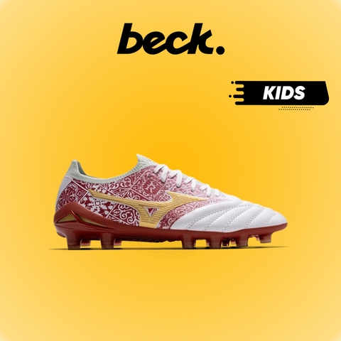 Giày Bóng Đá Trẻ Em Neo 4 Elite Sergio Ramos Trắng Đỏ Lưỡi Gà Liền FG