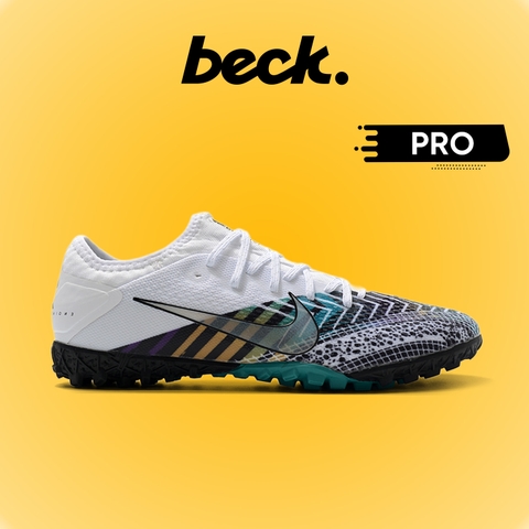Giày Bóng Đá Nike Mercurial Vapor 13 Pro MDS003 Trắng Mũi Đen Cổ Lửng TF