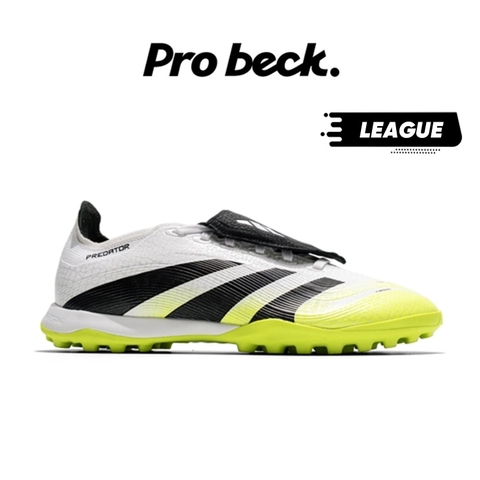 GIÀY BÓNG ĐÁ PREDATOR 25 LEAGUE LƯỠI GÀ LẬT TF - JQ1072 - TRẮNG/ĐEN/XANH