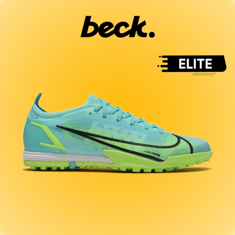 Giày Bóng Đá Nike Mercurial Vapor 14 Elite EURO Xanh Ngọc Cổ Lửng TF