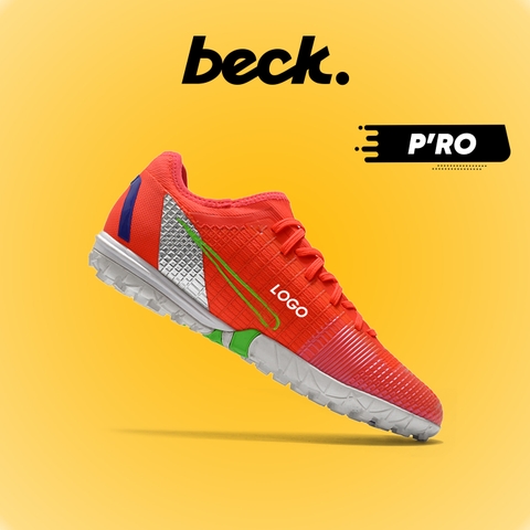Giày Bóng Đá Nike Mercurial Vapor 14 Pro Đỏ Vạch Xanh Lá Cổ Lửng HQ TF