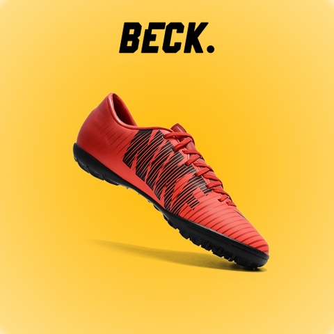 Giày Bóng Đá Nike Mercurial Vic 6 Đỏ Lưỡi Gà Liền TF