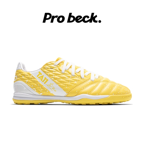 Giày Bóng Đá Kamito TA11 Pro Vàng Trắng Lưỡi Gà Liền TF