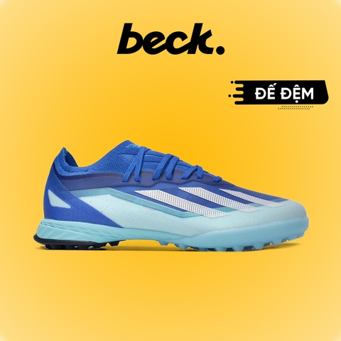 Giày Bóng Đá Adidas X Crazyfast.1 Xanh Than Vạch Trắng TF