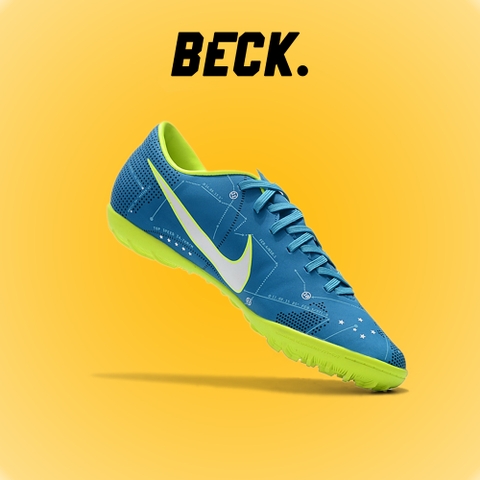 Giày Bóng Đá Nike Mercurial Vic 6 Neymar Xanh Biển Lưỡi Gà Liền TF