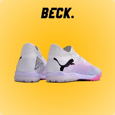 Giày Bóng Đá Puma Future 7 Ultimate Trắng Hồng Cổ Lửng TF