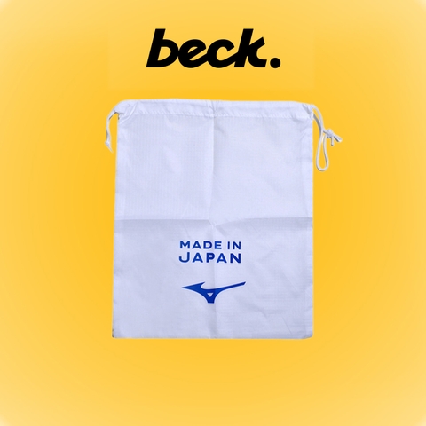 Túi Rút Gymsack SF Mizuno - Trắng Xanh