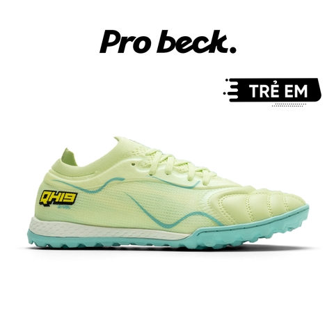 Giày Bóng Đá Trẻ Em Wika QH19 Z-Vol Vàng Xanh TF