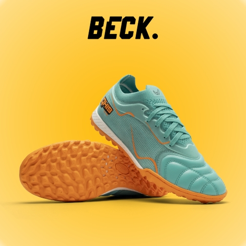 Giày Bóng Đá Trẻ Em Wika QH19 Z-Vol Xanh Ngọc Cam TF