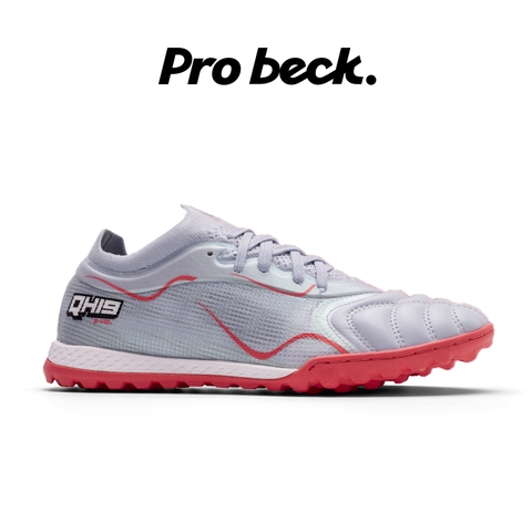 Giày Bóng Đá Wika QH19 Z-Vol Xám Hồng TF