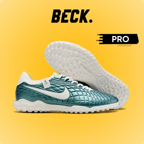 Giày Bóng Đá Nike Tiempo 10 Pro 30th Xanh Lục Lưỡi Gà Liền TF
