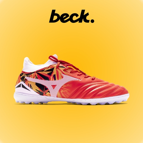 Giày Bóng Đá VN Mizuno Neo 4 Elite Đệm Eva Đỏ Đen Cổ Cao TF