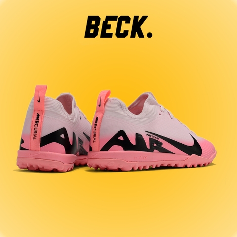 Giày Bóng Đá Trẻ Em Nike Mercurial Vapor 15 Pro Hồng Phấn Cổ Lửng V2 TF