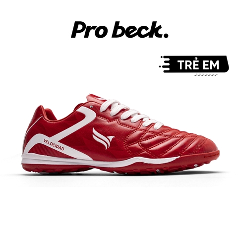 Giày Bóng Đá Trẻ Em Kamito Velocidad PLAY Đỏ TF