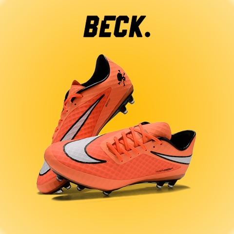 Giày Bóng Đá Nike Hypervenom Phantom Cam Vạch Trắng FG