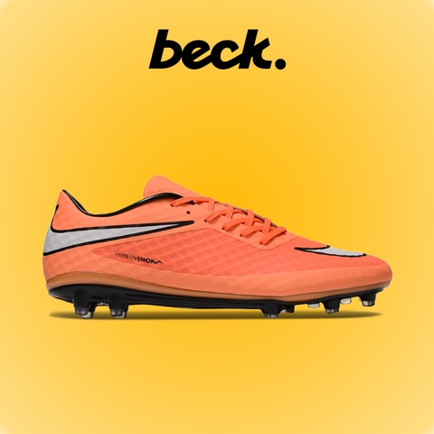 Giày Bóng Đá Nike Hypervenom Phantom Cam Vạch Trắng FG