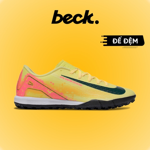 Giày Bóng Đá Nike Mercurial VAPOR 16 ACADEMY Đế Đệm Lưỡi Gà Liền Mbappe Vàng TF