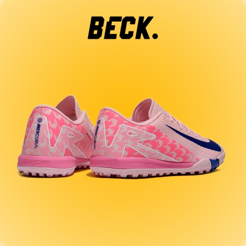 Giày Bóng Đá Nike Mercurial VAPOR 16 ACADEMY Đế Đệm Lưỡi Gà Liền Hồng Xanh Navy TF