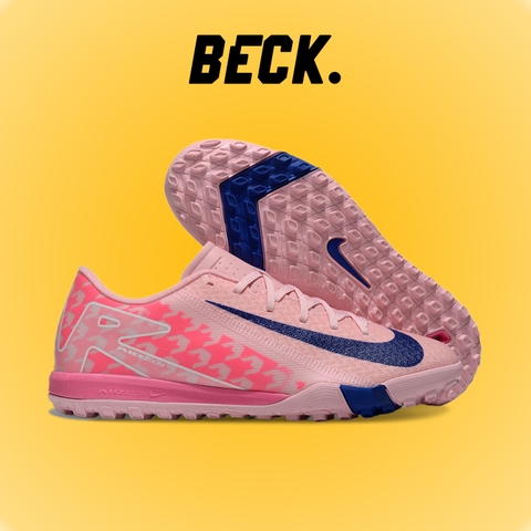 Giày Bóng Đá Nike Mercurial VAPOR 16 ACADEMY Đế Đệm Lưỡi Gà Liền Hồng Xanh Navy TF