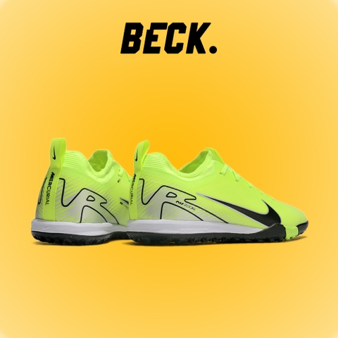 Giày Bóng Đá Trẻ Em Nike Mercurial Vapor 16 Pro V2 Xanh Lá Vạch Đen Cổ Lửng TF