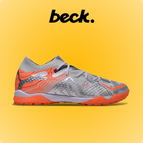 Giày Bóng Đá Puma Future 7 Ultimate Bạc Cam Cổ Lửng TF