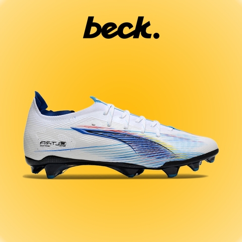 Giày Bóng Đá Puma Ultra 5 Carbon Trắng Xanh Biển FG