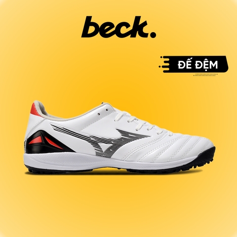 Giày Bóng Đá Mizuno Neo 4 Pro Đế Đệm Trắng Vạch Đen TF