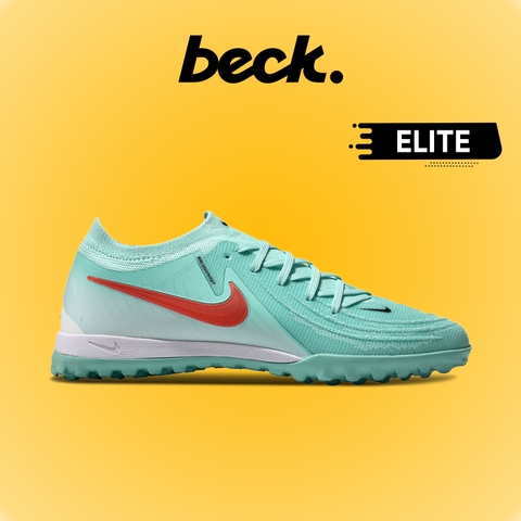 Giày Bóng Đá Nike Phantom GX2 Elite V1 Xanh Ngọc Vạch Đỏ Cổ Lửng TF