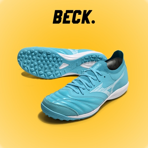 Giày Bóng Đá Mizuno Sala Beta Japan Xanh Ngọc Cổ Lửng HQ TF