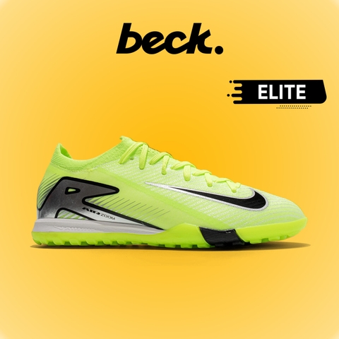 Giày Bóng Đá Nike Mercurial Vapor 16 Elite V2 Xanh Chuối Vạch Đen Cổ Lửng TF