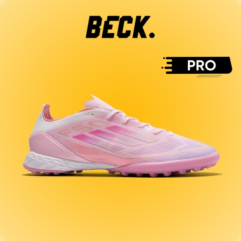 Giày Bóng Đá Adidas F50 PRO Lamine Yamal Hồng Lưỡi Gà Liền HQ TF