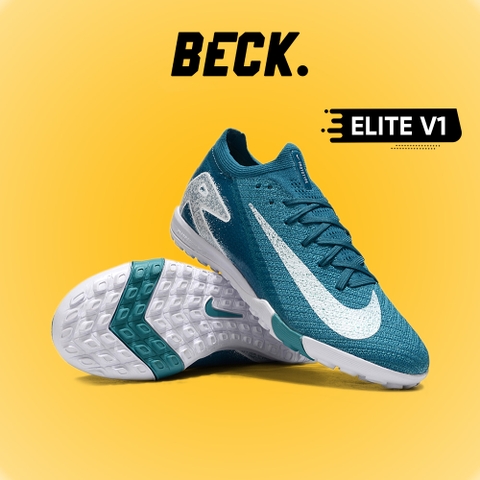 Giày Bóng Đá Trẻ Em Nike Mercurial Vapor 16 Elite V1 Xanh Cổ Vịt Cổ Lửng TF