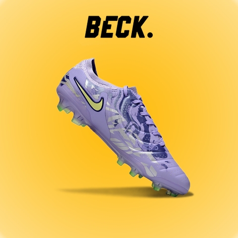 Giày Bóng Đá Nike Tiempo Legend 10 Elite United Tím Vạch Xanh Lá Lưỡi Gà Liền FG