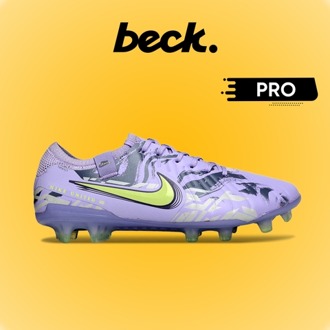 Giày Bóng Đá Nike Tiempo Legend 10 Elite United Tím Vạch Xanh Lá Lưỡi Gà Liền FG