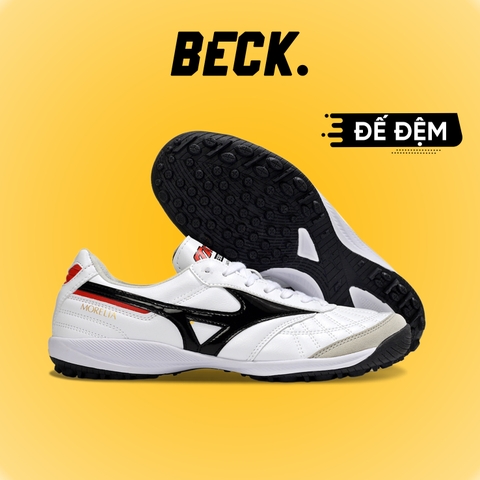 Giày Bóng Đá Mizuno Morelia Sala Japan M8 Đế Đệm Trắng Vạch Đen TF