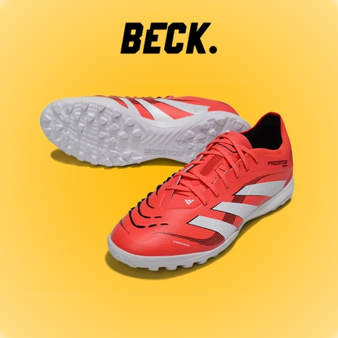 Giày Bóng Đá Adidas Predator 25 Elite Đỏ Vạch Trắng HQ TF