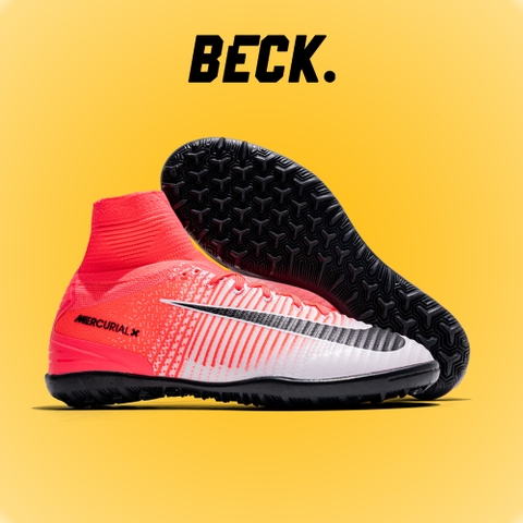 Giày Bóng Đá Nike Mercurial Superfly 5 Elite Hồng Trắng Cổ Cao TF