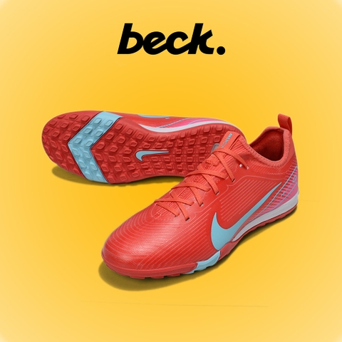 Giày Bóng Đá Nike Vapor 16 Pro V2 Đỏ Vạch Xanh Ngọc Cổ Lửng TF