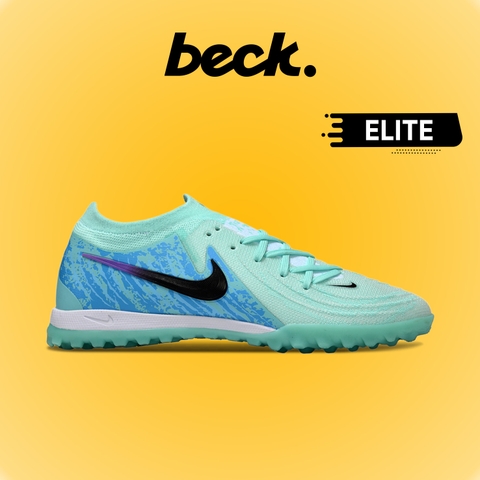 Giày Bóng Đá Nike Phantom GX2 Elite V1 Xanh Ngọc Vạch Đen Cổ Lửng TF
