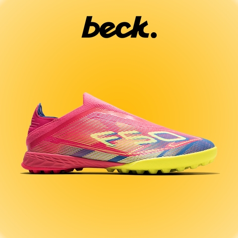 Giày Bóng Đá Adidas F50 Elite Laceless Hồng Chuối Không Dây TF