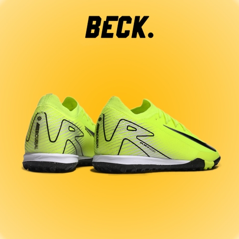 Giày Bóng Đá Nike Mercurial VAPOR 16 PRO Xanh Lá Vạch Đen Đế Đệm Cổ Lửng HQ TF