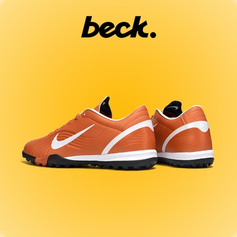 Giày Bóng Đá Trẻ Em Nike Mercurial Vapor 1 Cam Vạch Trắng Đế Đệm TF