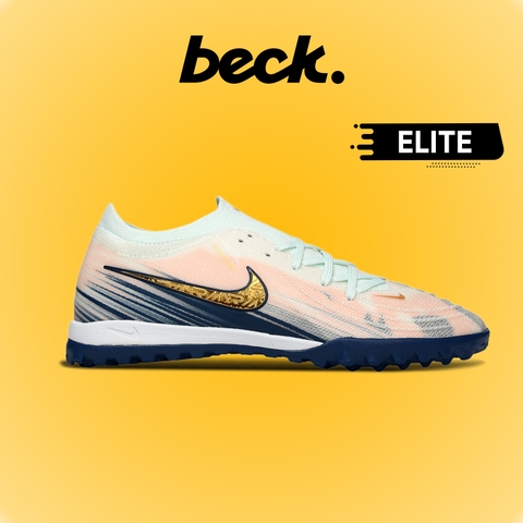 Giày Bóng Đá Nike Phantom GX2 Elite V1 MDS009 Xám Xanh Vạch Vàng Cổ Lửng TF
