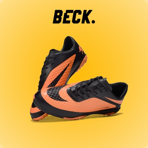 Giày Bóng Đá Nike Hypervenom Phelon Cam Đen TF